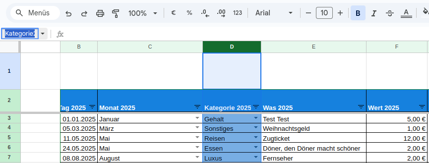 kostenlose Vorlage Neues Jahr Haushaltsbuch